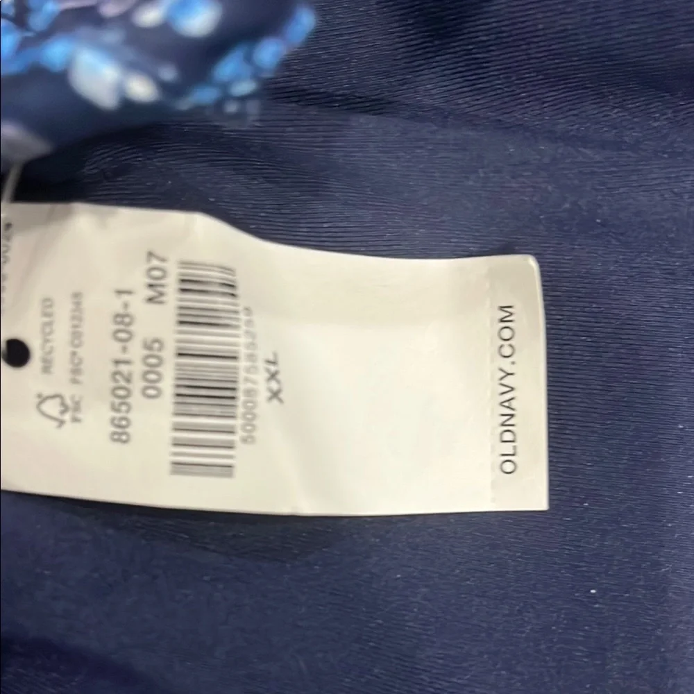 Old Navy Classic Blue One Piece Swimsuit‎ with Sweetheart Neckline XXL plus size